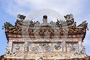 Tomb of Emperor Tu Duc in Hue, Vietnam